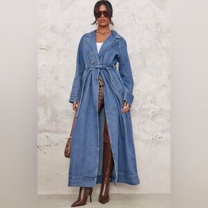 Brand new Denim Trench Coat